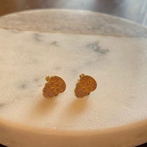 Alex + Ani Skull Earrings